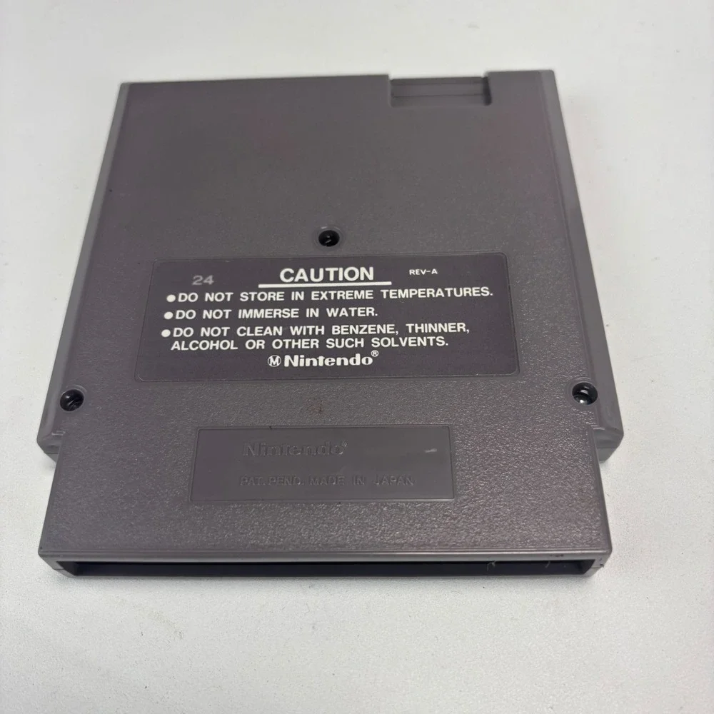 Nintendo Top Gun Video Game NES Gray Konami Flight Simulator Retro Action Cart